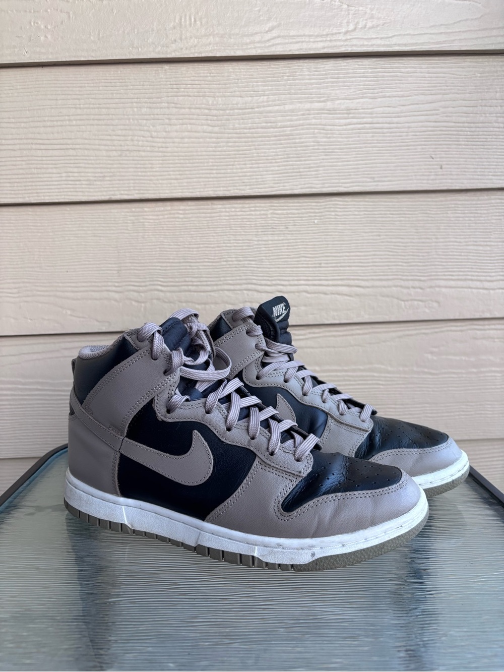 Nike Women’s Dunk High Moonrock Sneakers in Gray and Black